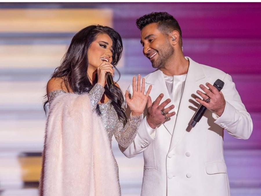 رحمة رياض وأحمد سعد