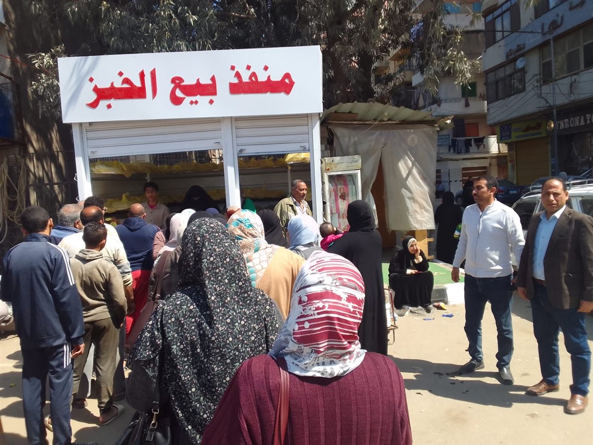 منفذ لبيع الخبز بالدقهلية