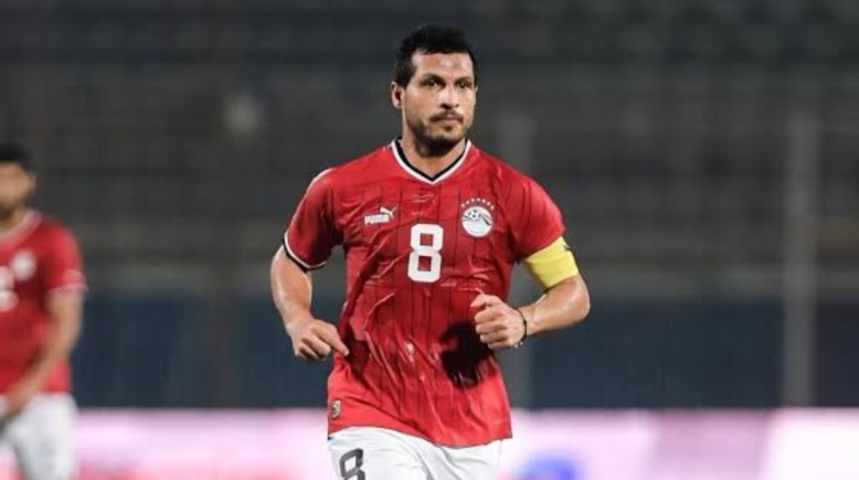 <strong>طارق حامد بقميص منتخب مصر</strong>
