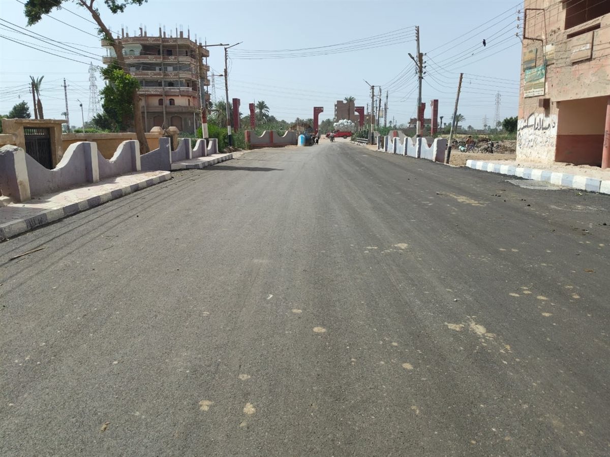 رصف طريق بنجا – طهطا