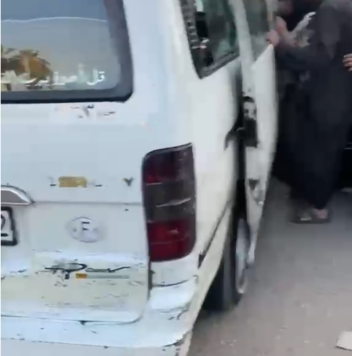 <strong>سائق يقوم بتقسيم خط السير</strong>