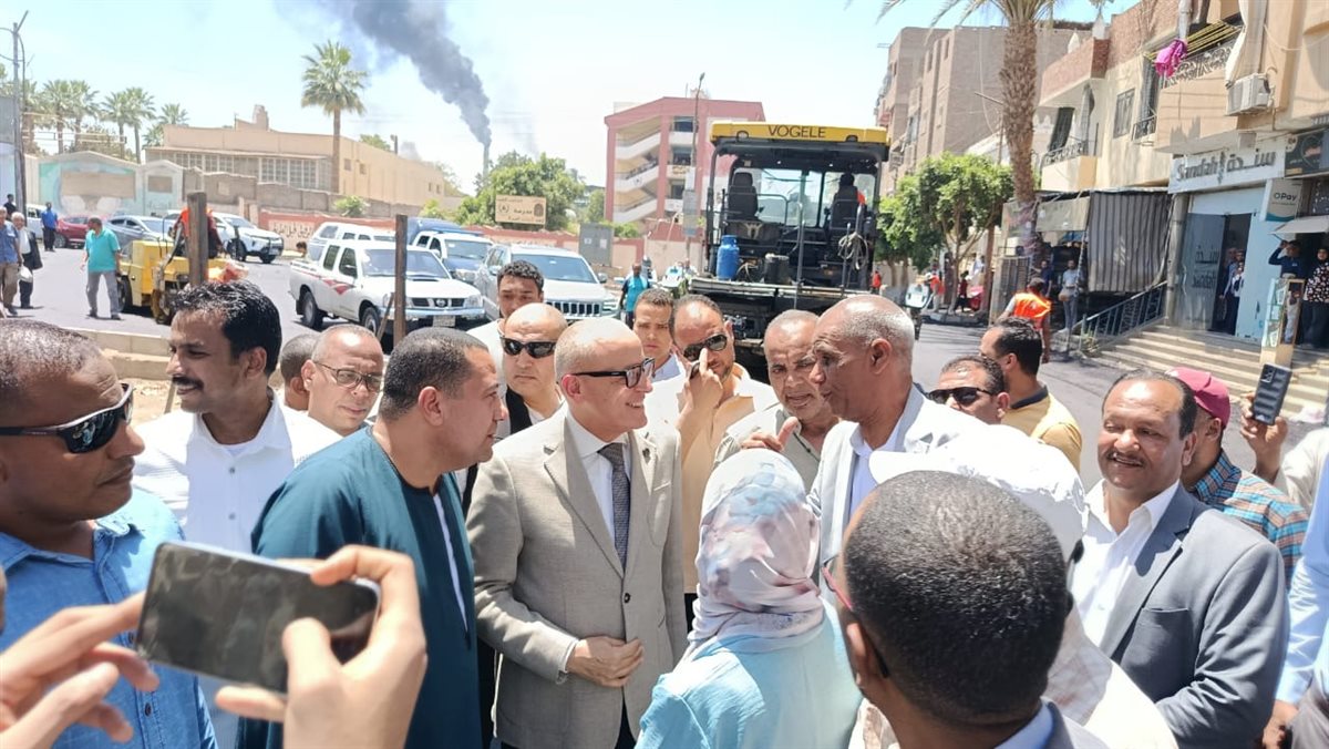 محافظ الأقصر يتفقد مشروعات أرمنت&nbsp;