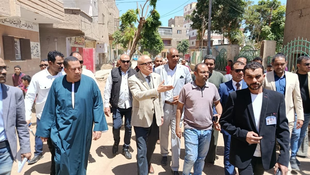 محافظ الأقصر يتفقد مشروعات أرمنت&nbsp;