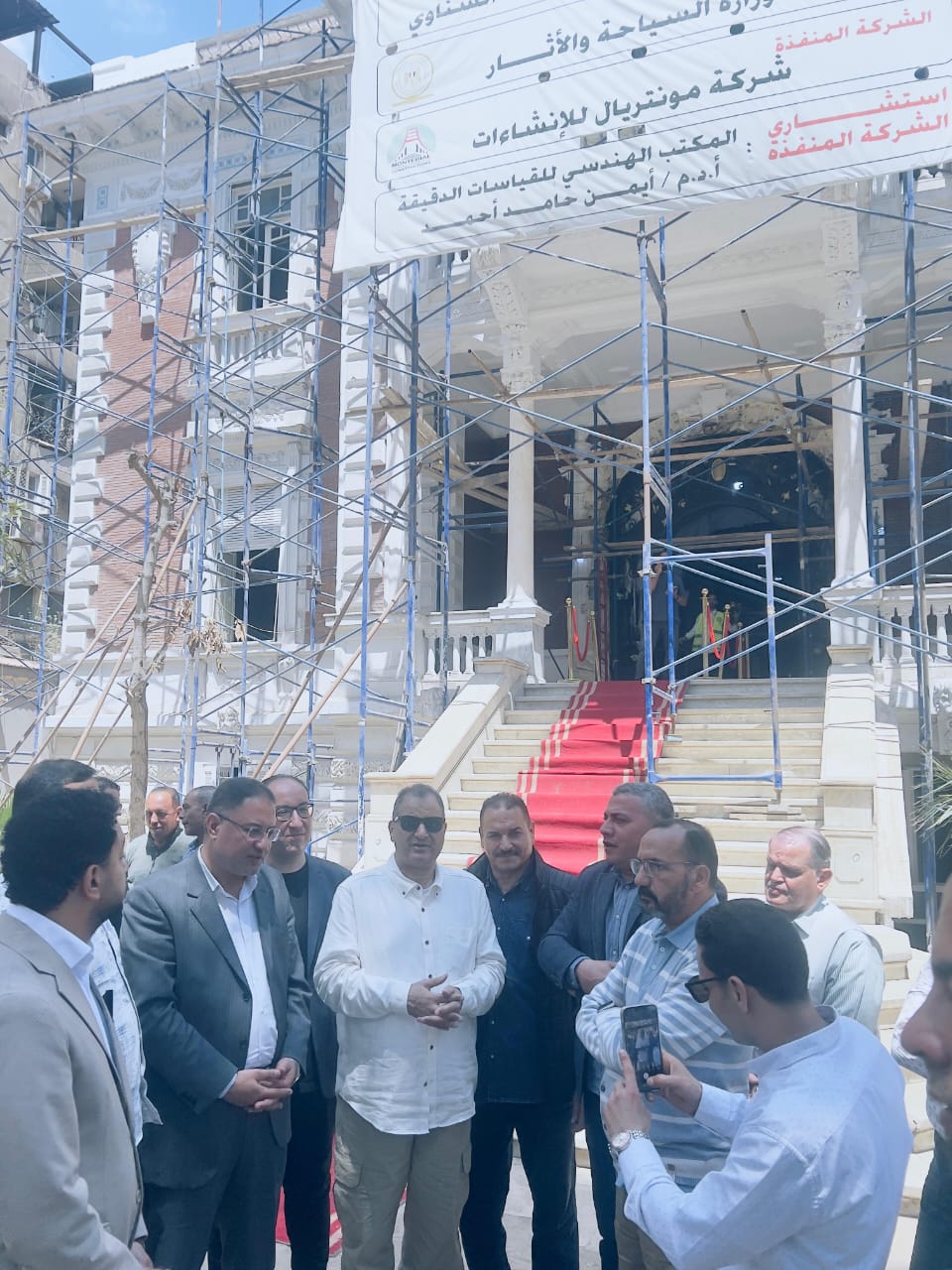 أعمال الترميم بمواقع الآثار الإسلامية&nbsp;