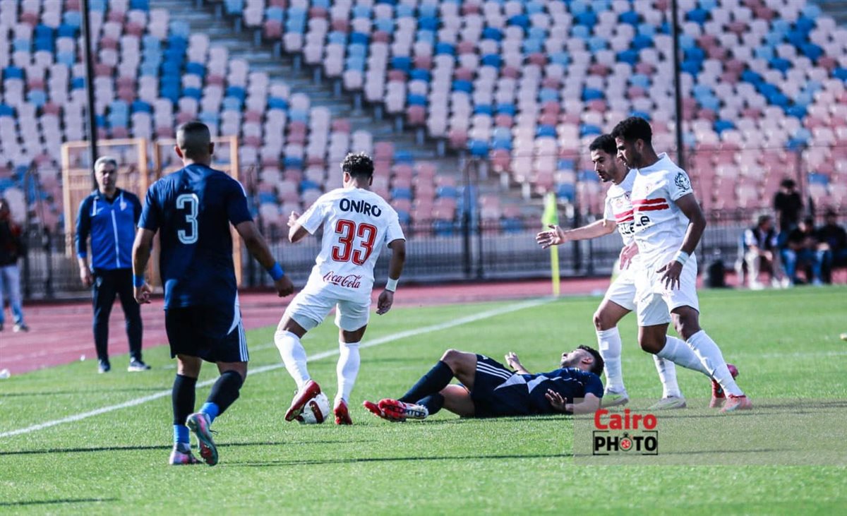 مباراة الزمالك وإنبي في الدوري