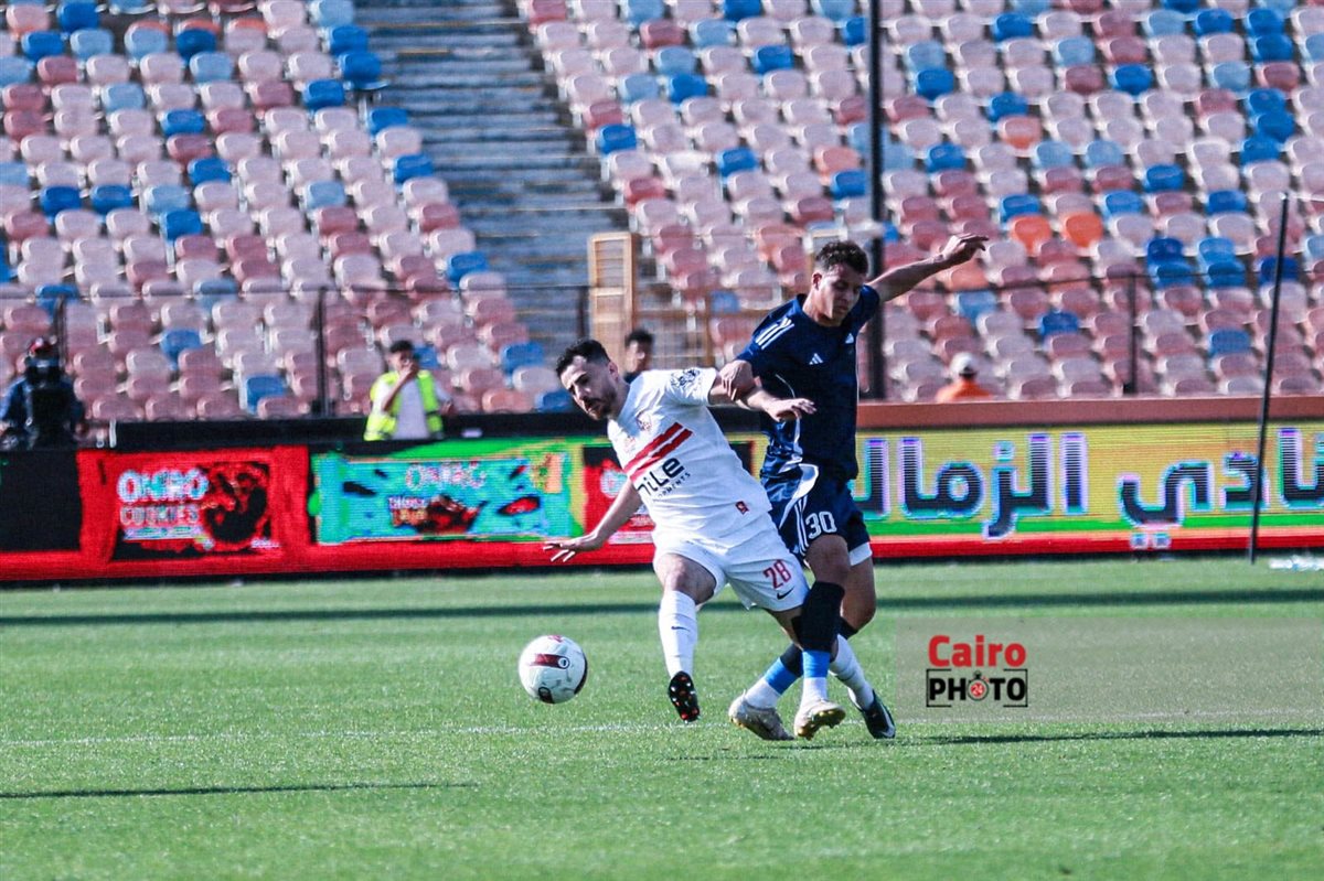 مباراة الزمالك وإنبي في الدوري