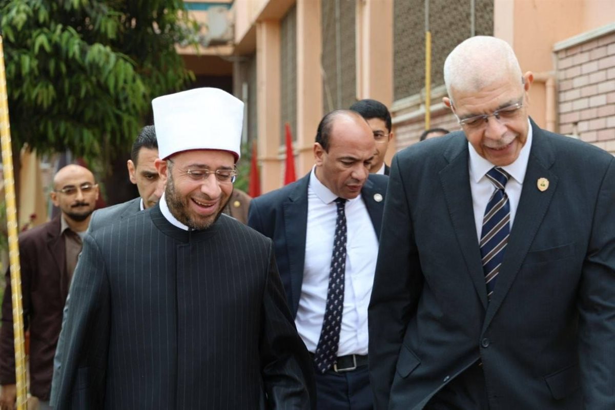 وزير الأوقاف ورئيس جامعة المنوفية&nbsp;