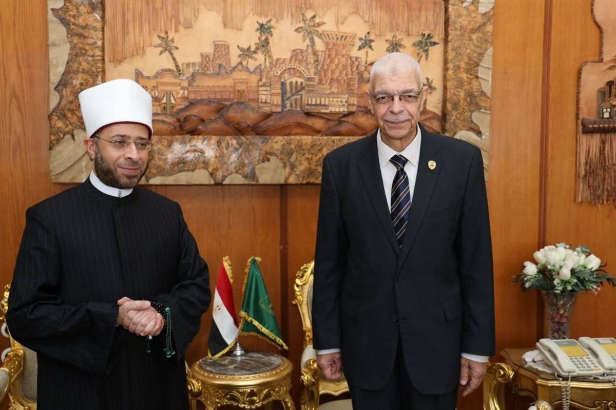 وزير الأوقاف ورئيس جامعة المنوفية&nbsp;