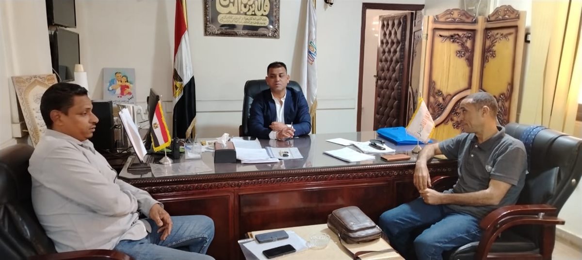 اجتماع رئيس مركز ومدينة أرمنت&nbsp;