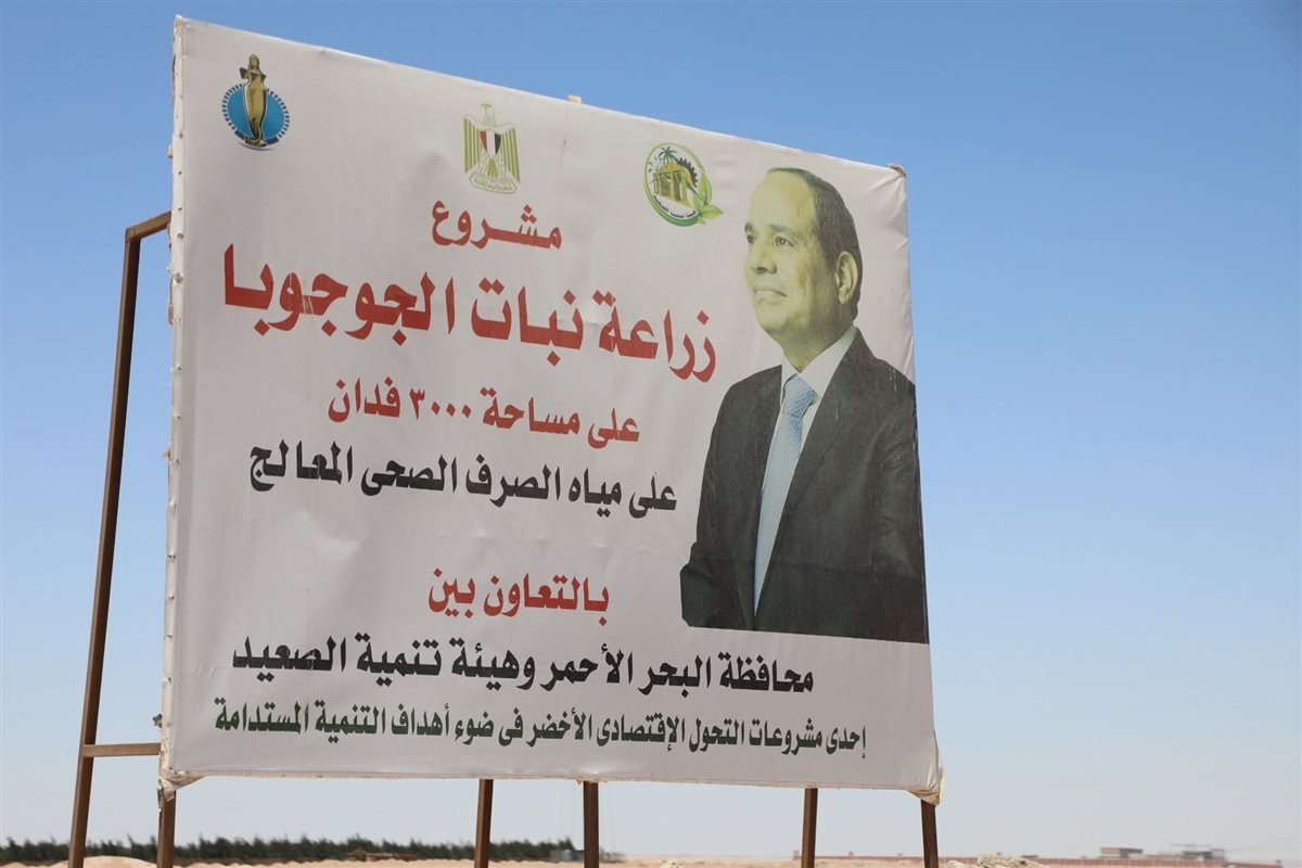 محافظ البحر الأحمر يضع حجر أساس المرحلة الثالثة للجوجوبا 