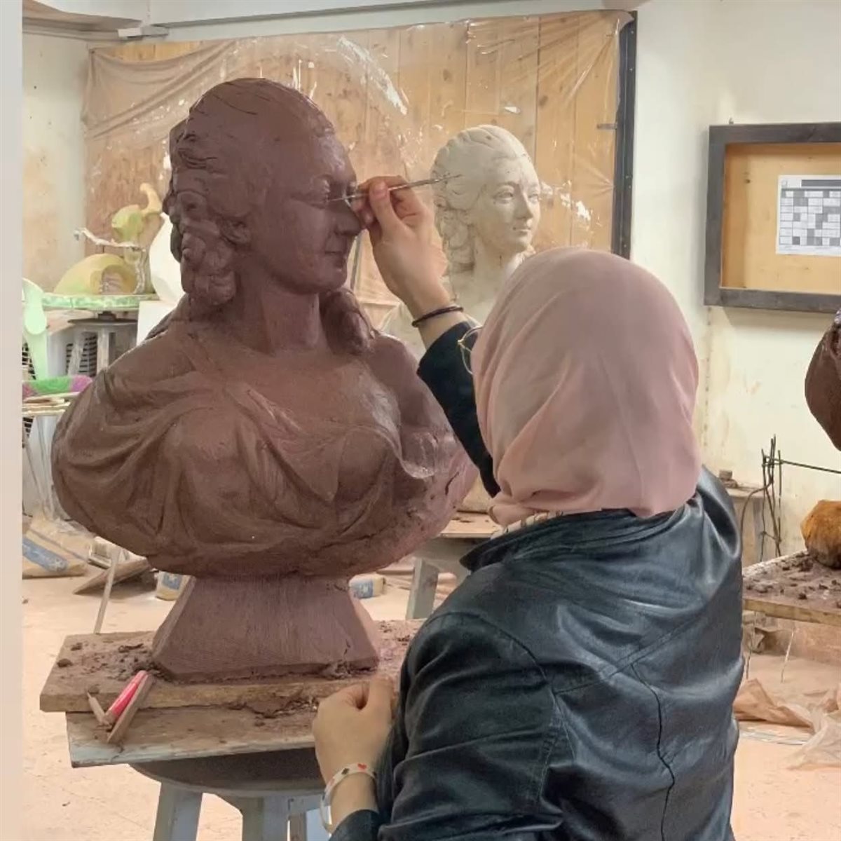 إيمان أثناء العمل&nbsp;