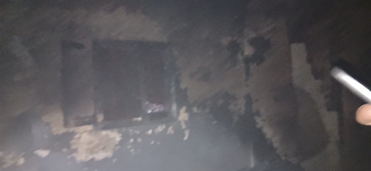 حريق شقة