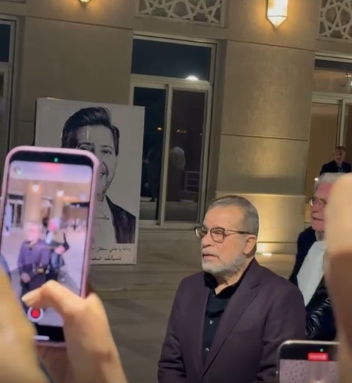 شريف منير في عزاء هاني شاكر&nbsp;