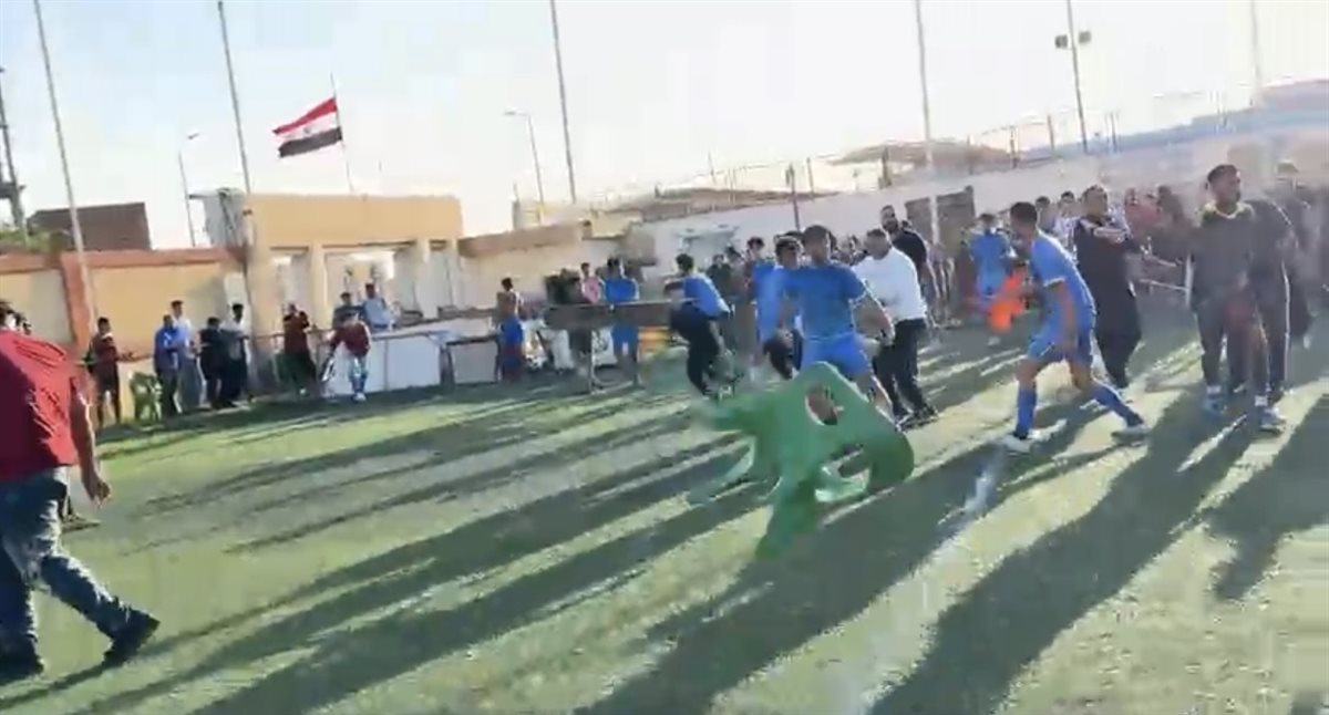 الاعتداء على لاعبي الأقصر&nbsp;