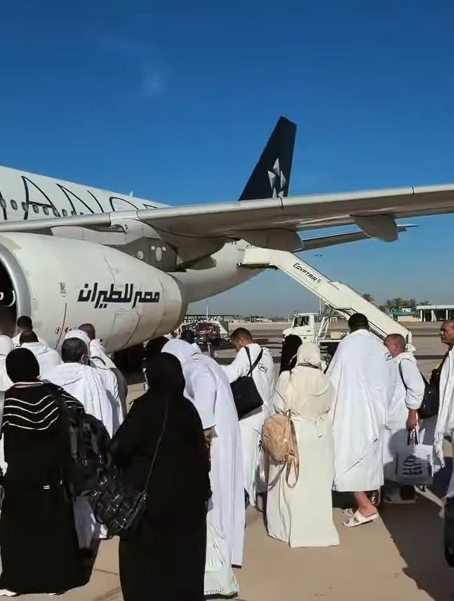 إنطلاق أولى رحلات الحجاج من مطار الأقصر الدولي&nbsp;