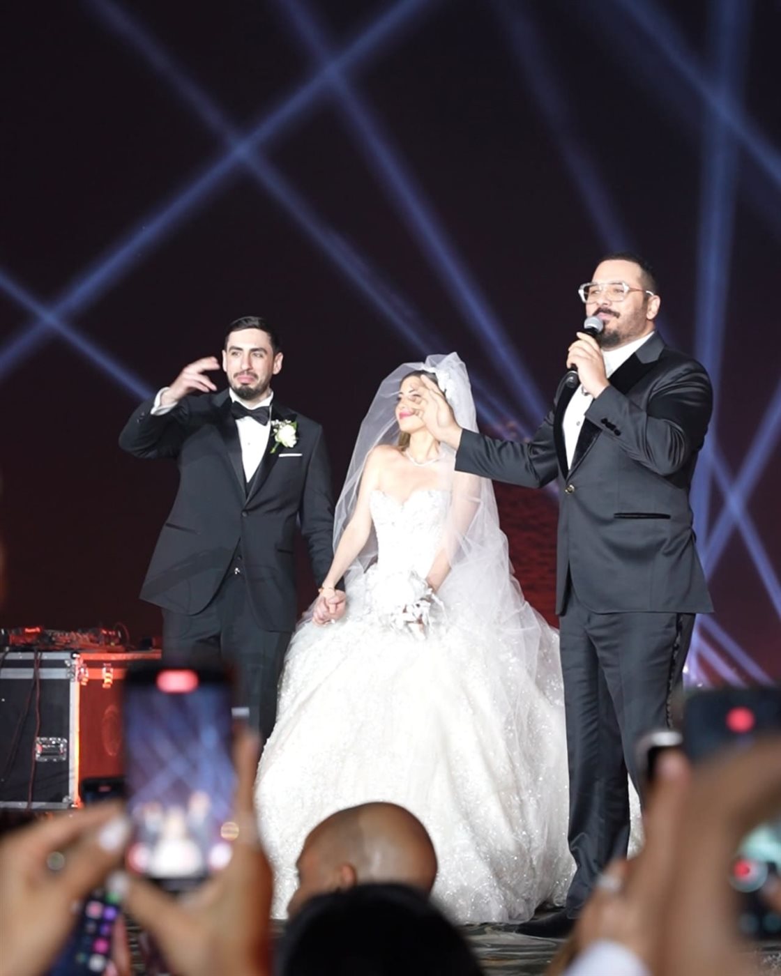 رامي عياش في حفل زفاف ابنة رجل الأعمال باسل سماقية