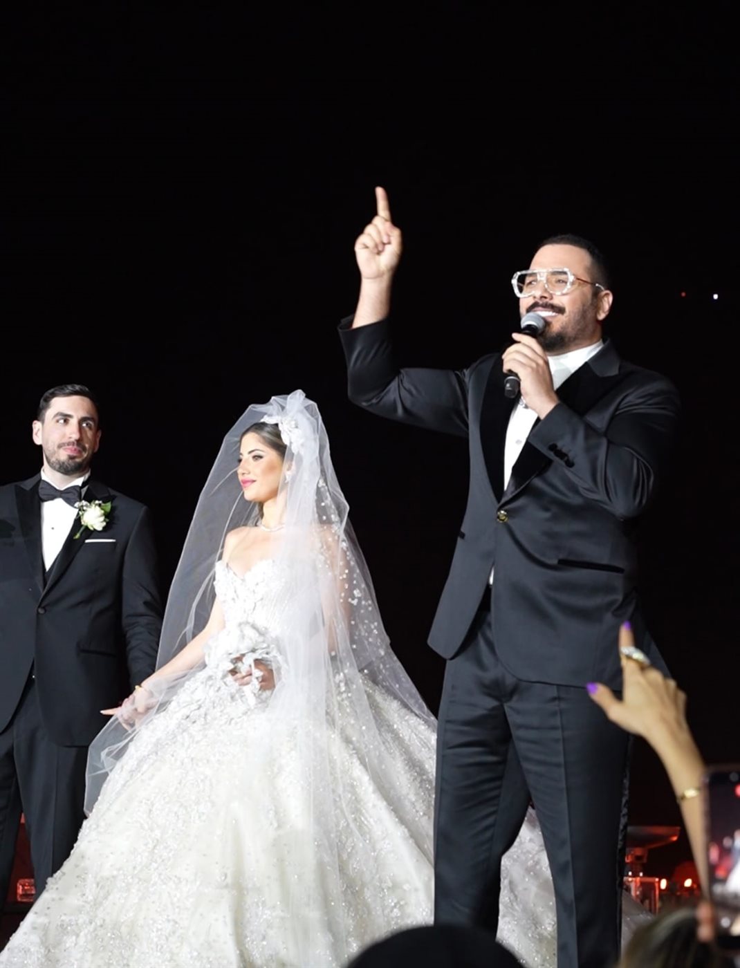 رامي عياش في حفل زفاف ابنة رجل الأعمال باسل سماقية