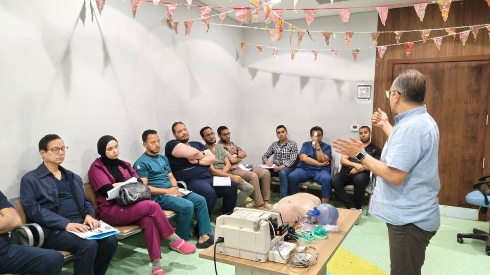 تدريبات طبية على الإنعاش الرؤوي بالأقصر&nbsp;