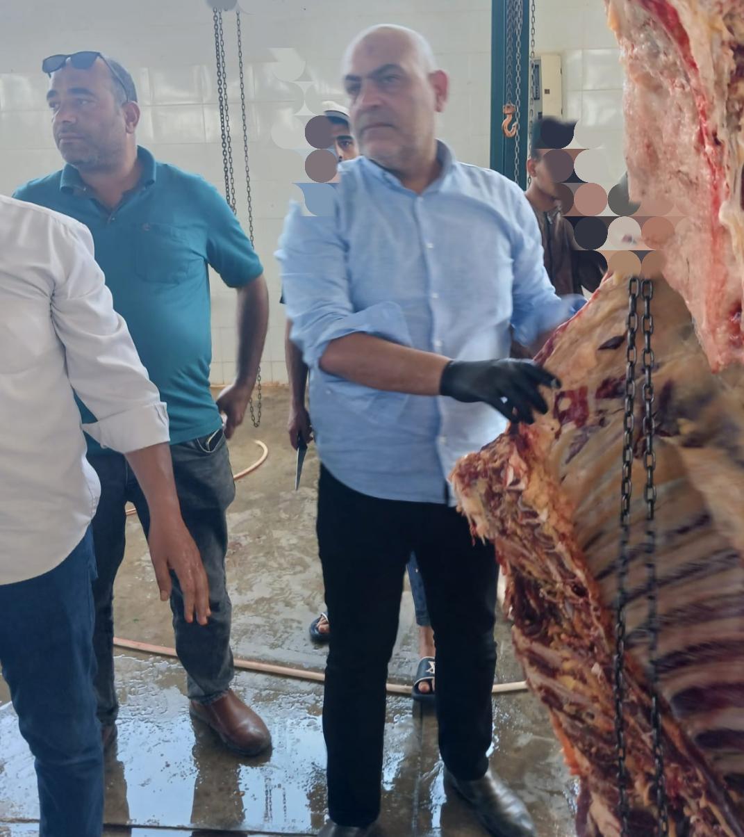&nbsp;ضبط طن لحوم مذبوحة خارج المجازر في العبور بالقليوبية