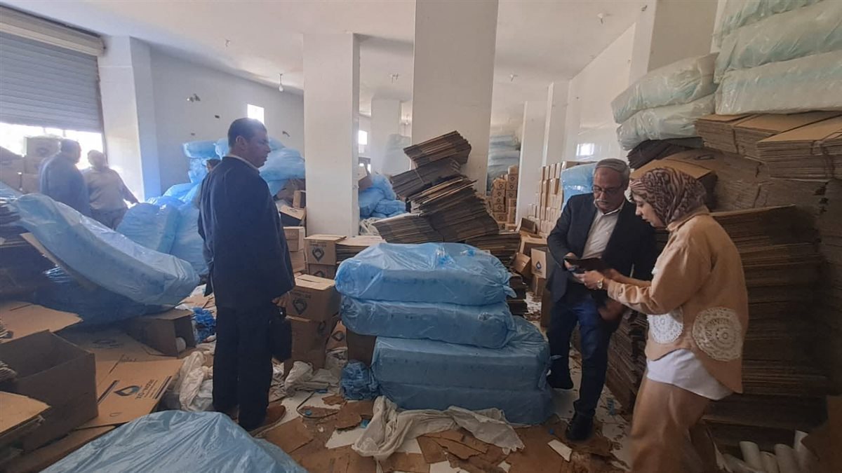 ضبط مصنع لتعبئة مياه الشرب ببلطيم