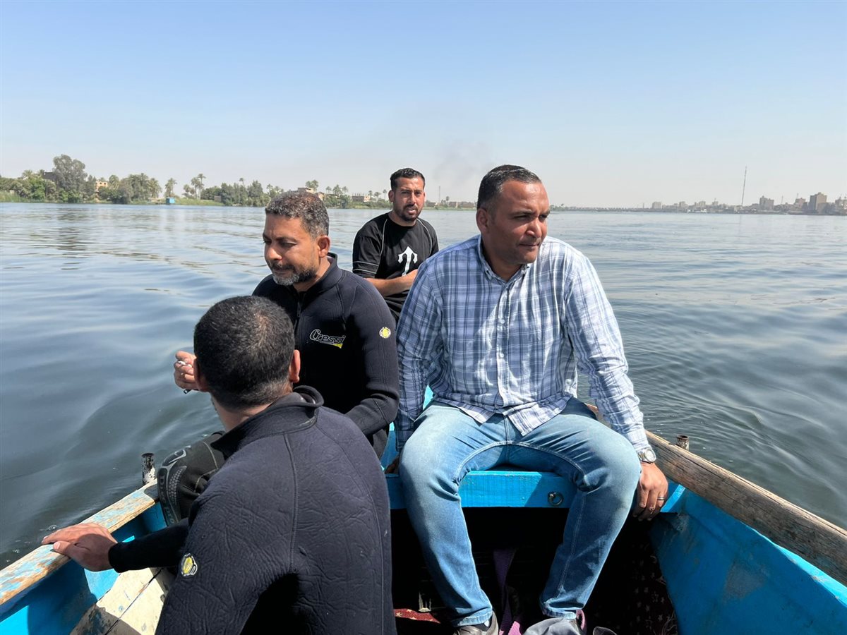 البحث عن ضحايا الغرق في نجع حمادي&nbsp;