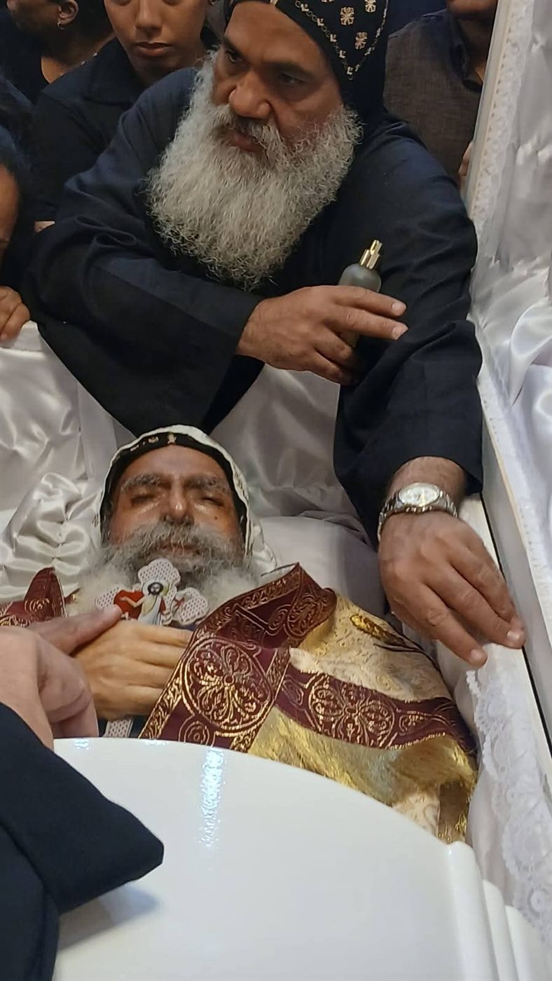حزن لوفاة الراهب القمص بيشوي الرزيقي&nbsp;