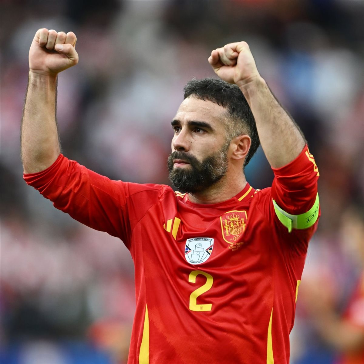 داني كارفاخال&nbsp;قائد ريال مدريد ومنتخب إسبانيا
