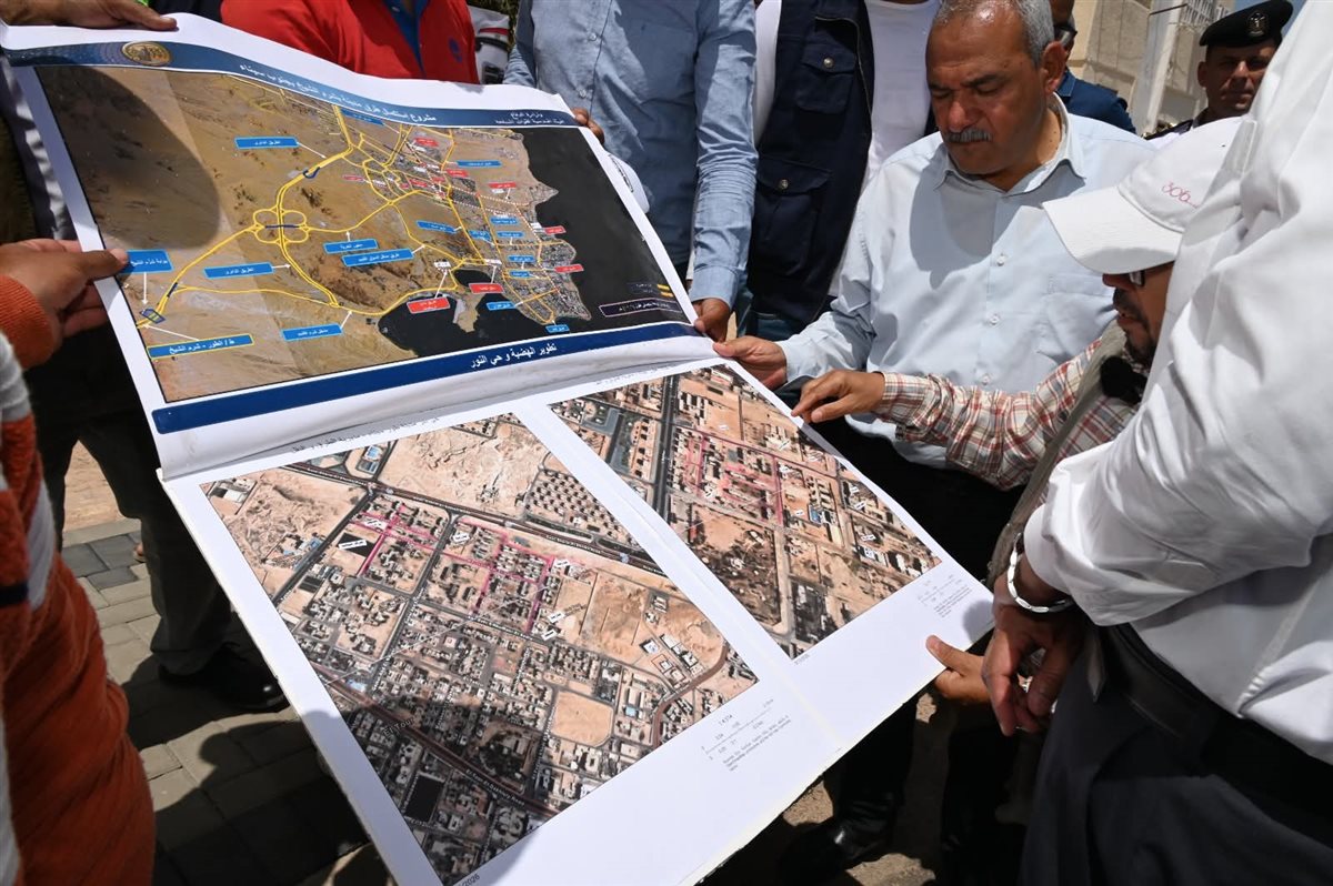 جولة محافظ جنوب سيناء في الطور