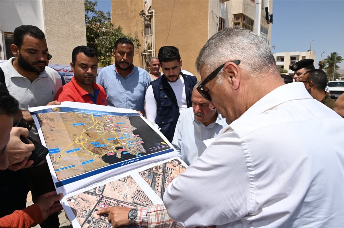 جولة محافظ جنوب سيناء في الطور