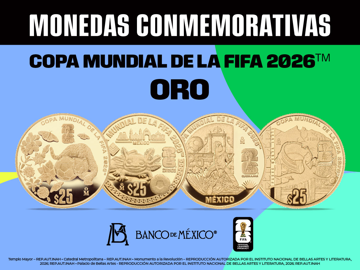 العملات المكسيكية التذكارية لكأس العالم 2026