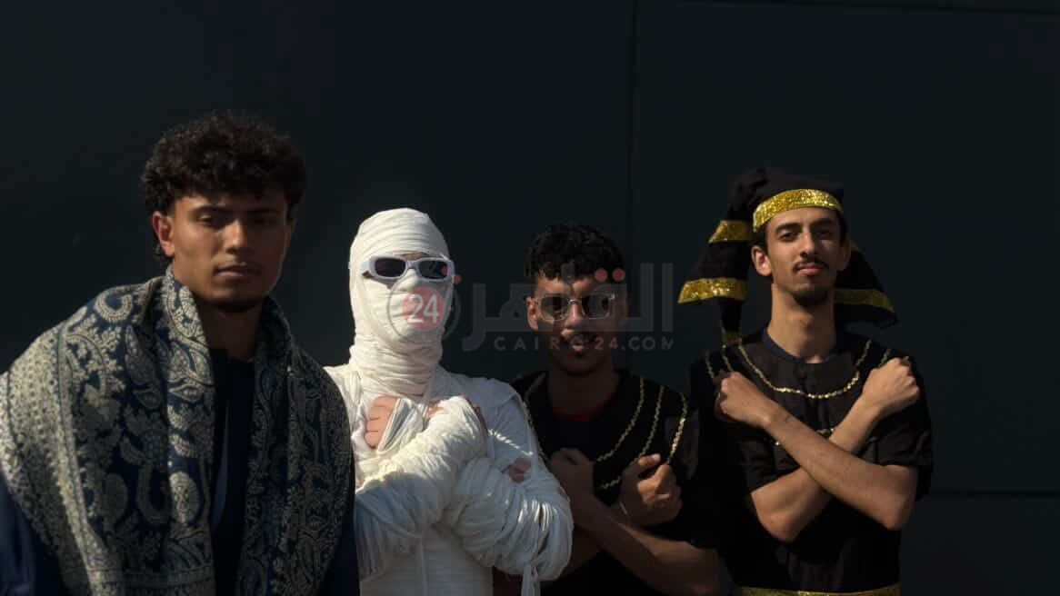 الطلاب المصريون المشاركون في الحفل الجامعي بتركيا