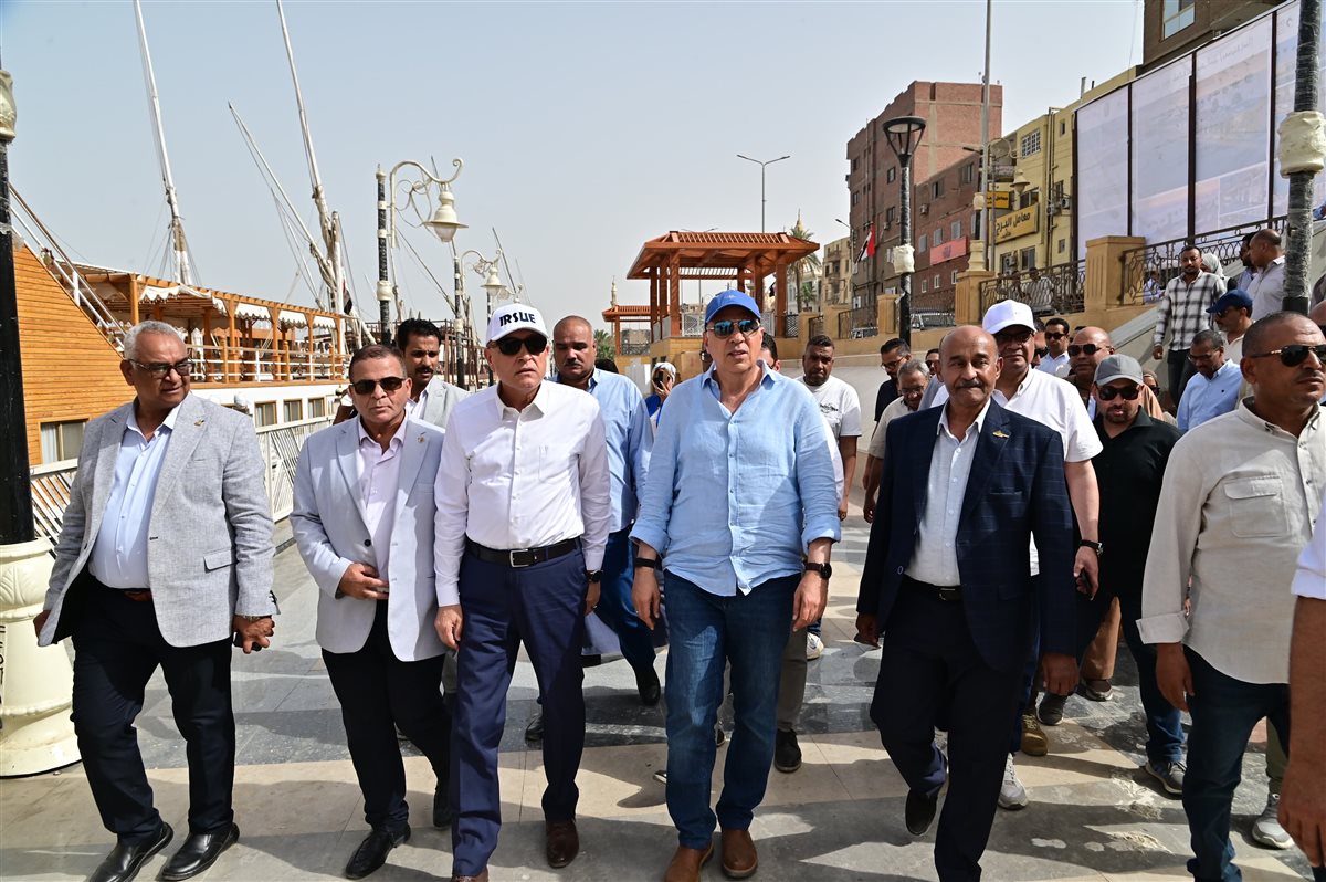 جولة وزير الري ومحافظ الأقصر&nbsp;