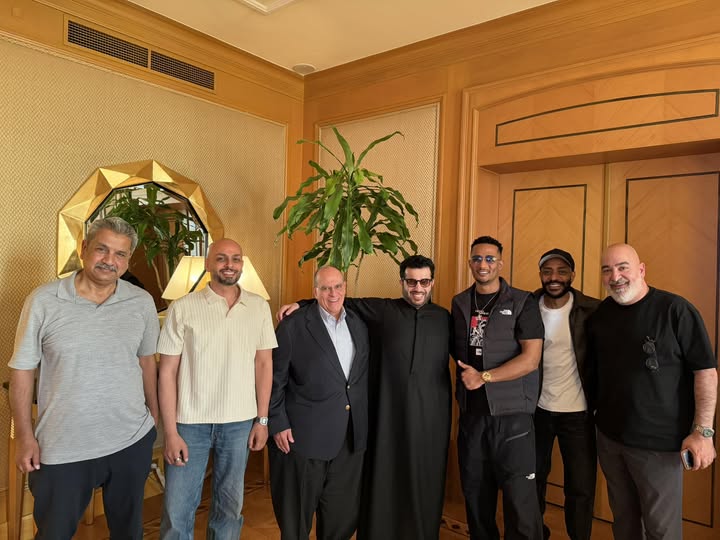 تركي آل الشيخ يجتمع بمحمد رمضان وصادق الصباح ومحمد عبد المتعال وأحمد مراد