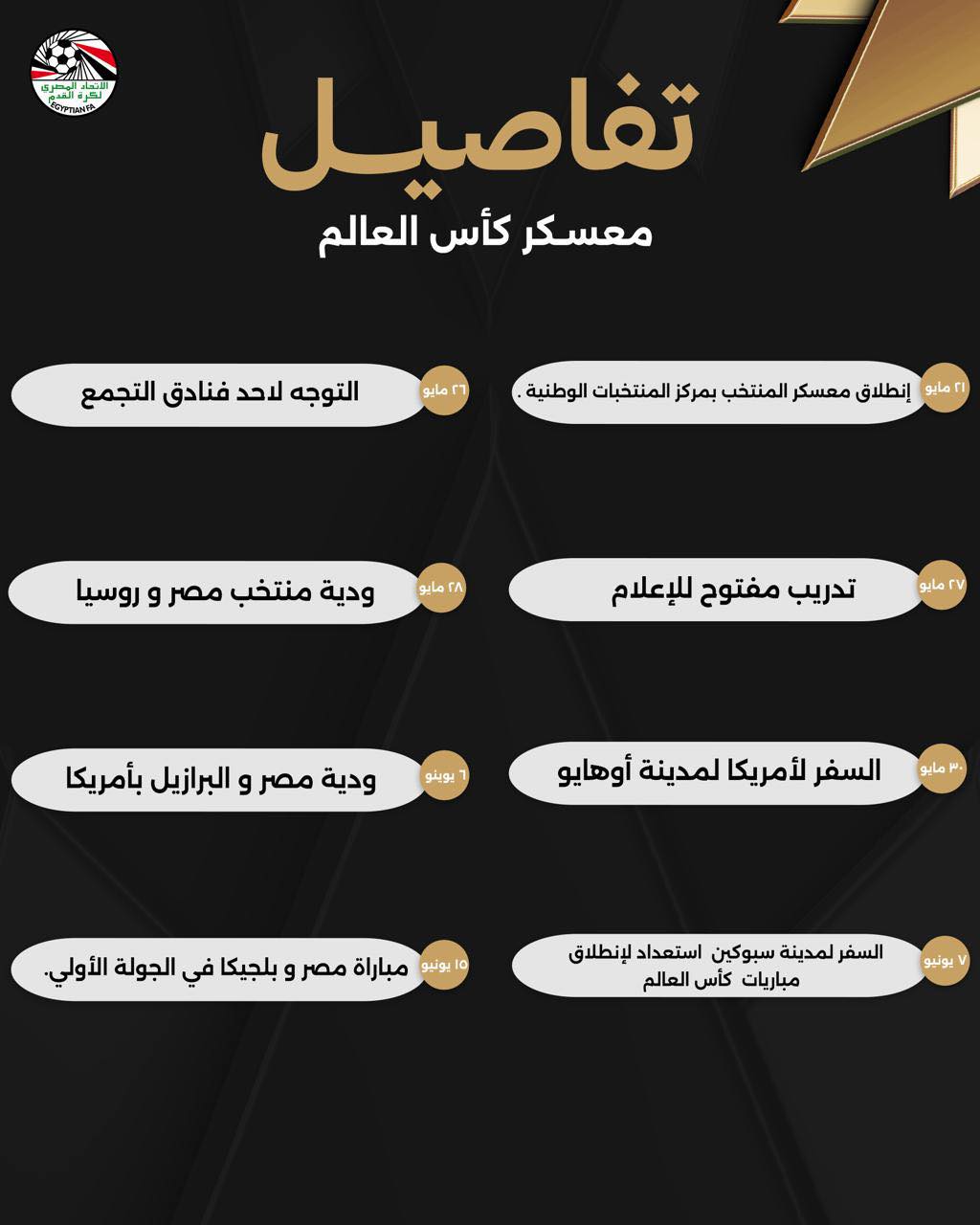<strong>إبراهيم حسن مدير منتخب مصر يعلن تفاصيل معسكر كأس العالم 2026</strong>