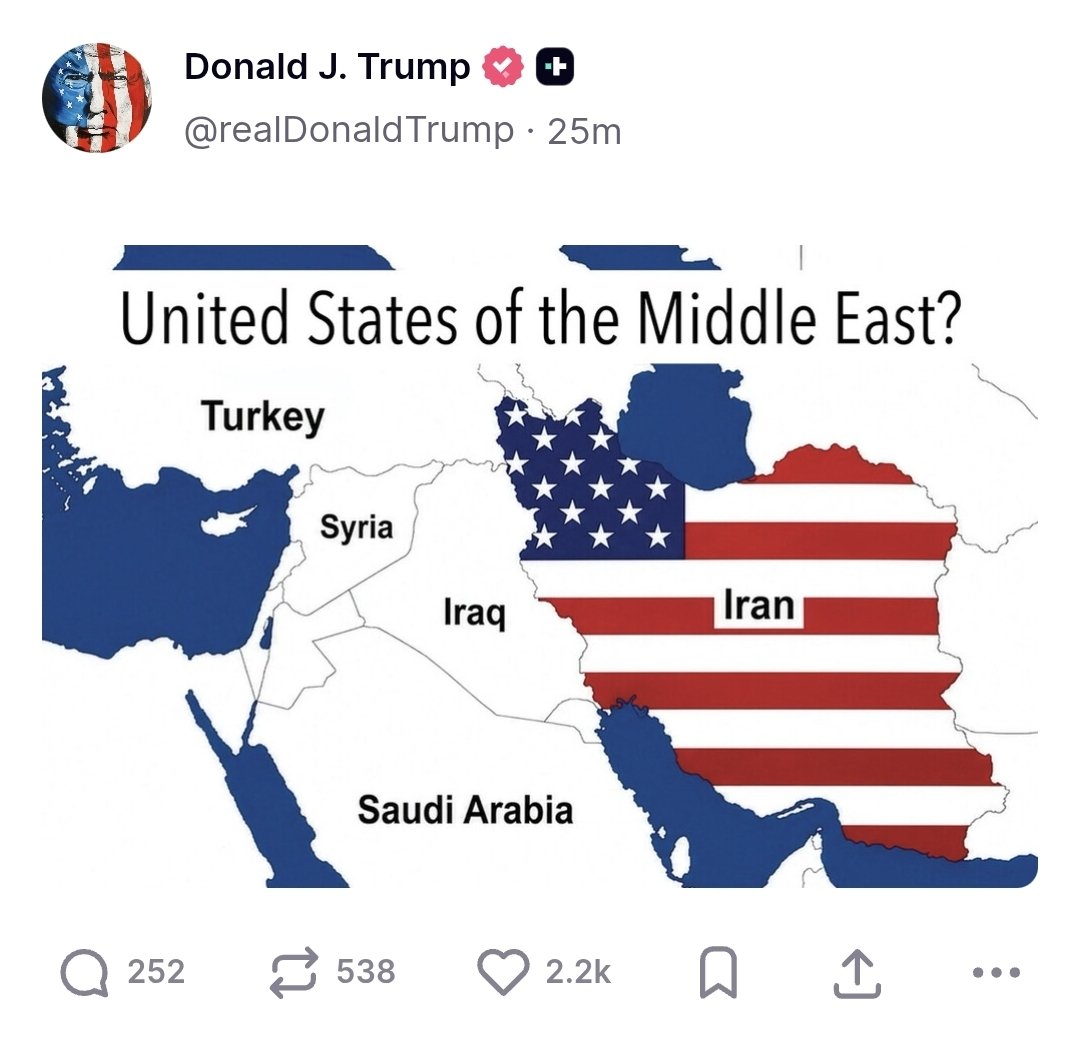 منشور دونالد ترامب