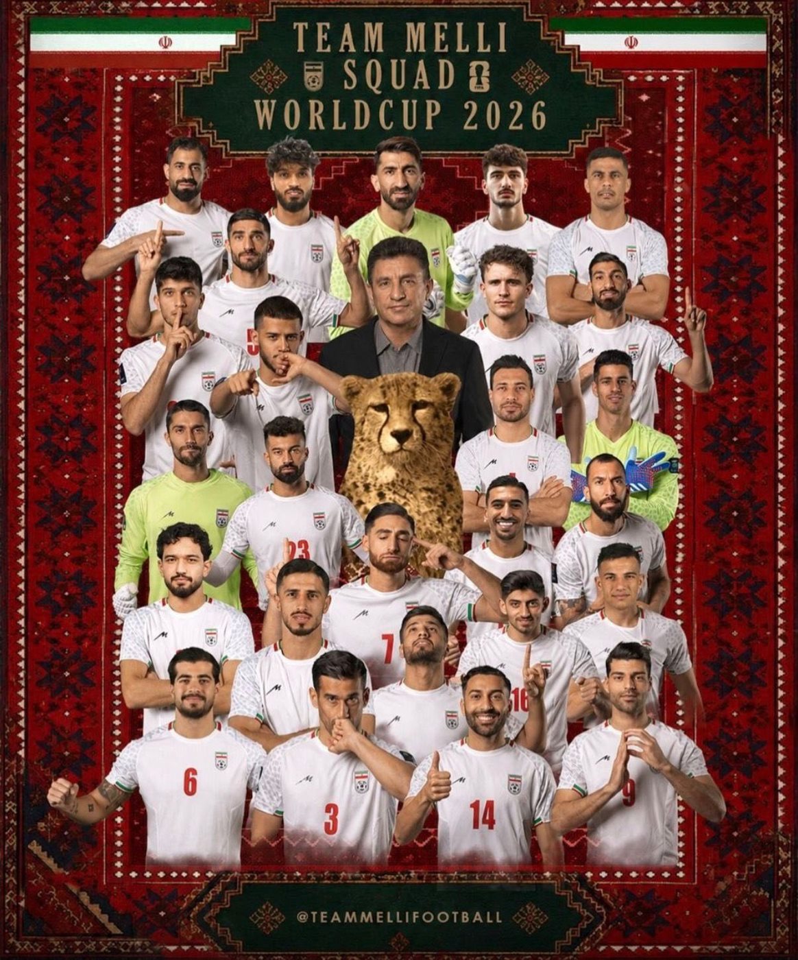 قائمة منتخب إيران