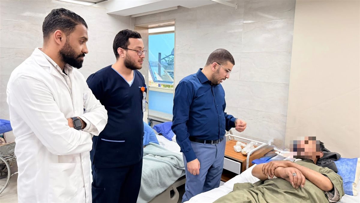 جولة لتفقد مرضى الغسيل الكلوي بمستشفى الكرنك&nbsp;
