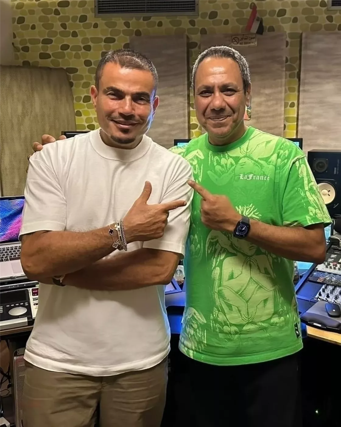 أمير محروس مع الهضبة عمرو دياب