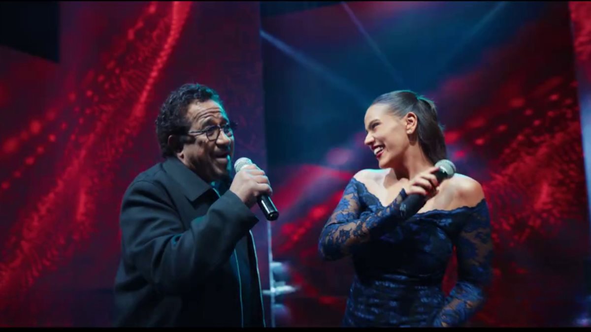 النجم العالمي الشاب خالد والفنانة جنى عمرو دياب