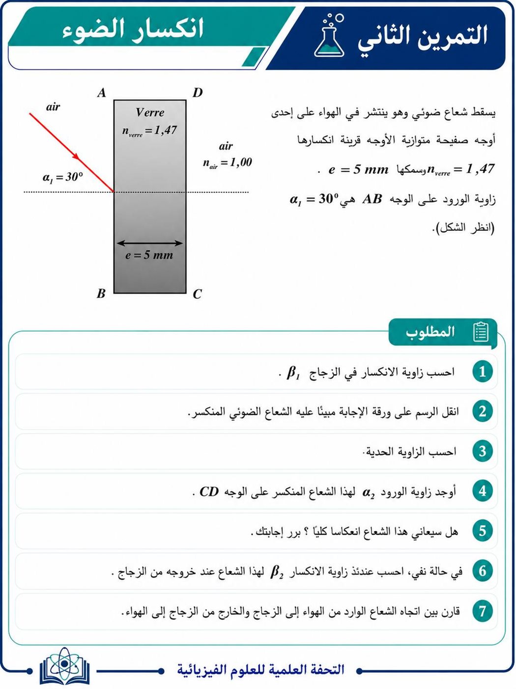 مراجعة الفيزياء للصف الثالث الثانوي