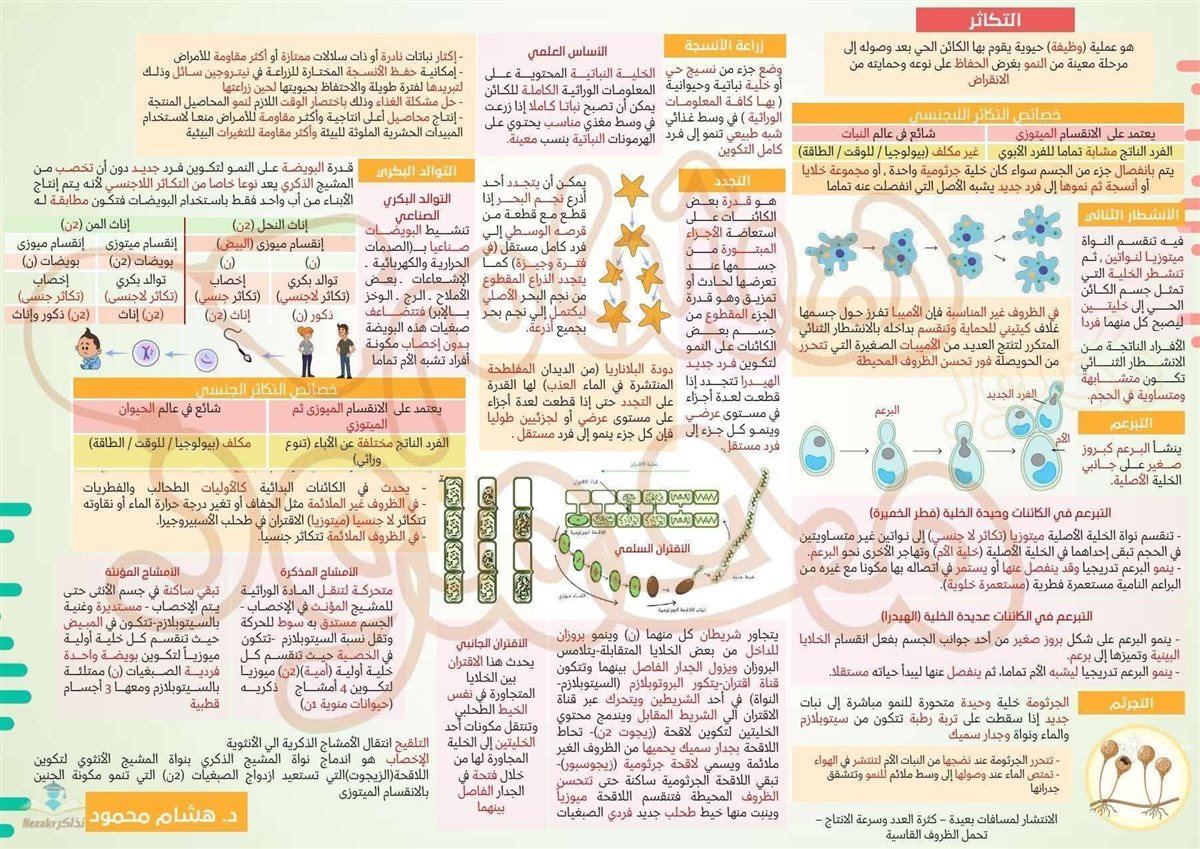 مراجعة الأحياء تالتة ثانوي 2026