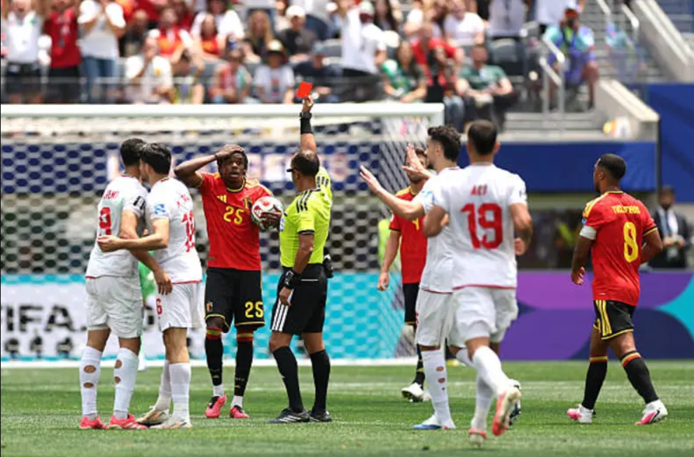 مباراة بلجكيا وإيران في كأس العالم