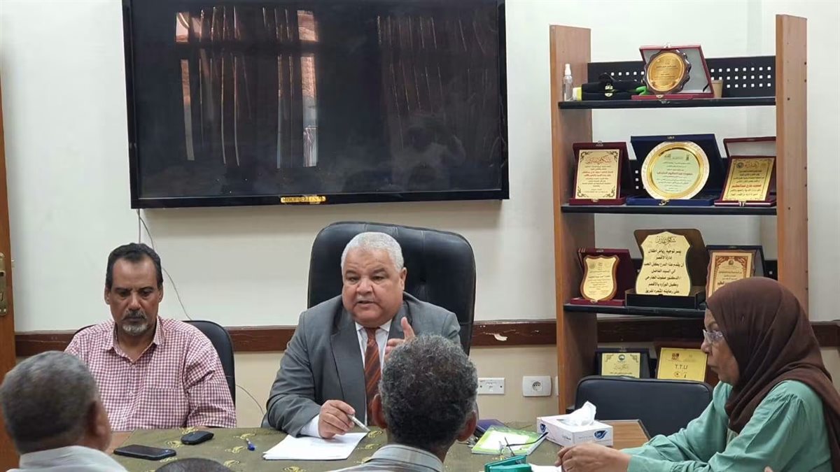 إجتماع وكيل وزارة تعليم الأقصر