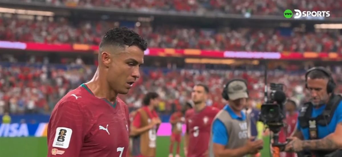 بعد ضياع حلم التتويج بكأس العالم.. بكاء كريستيانو رونالدو بعد الخروج من مونديال 2026 أمام إسبانيا في دور الـ16