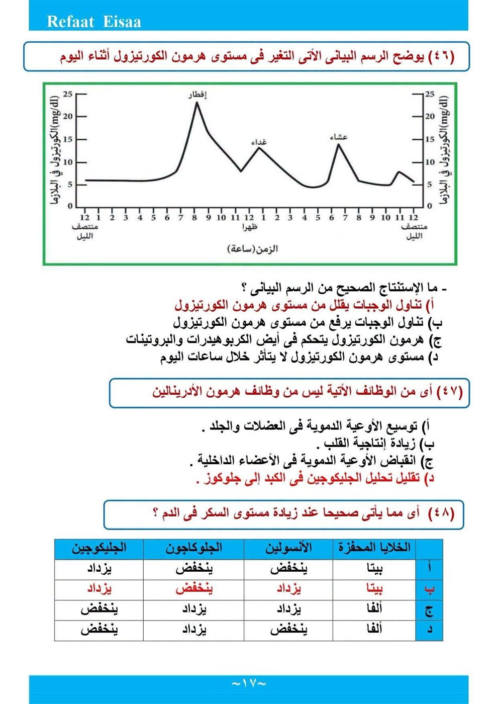 مراجعة الأحياء لطلاب الثانوية العامة 2026