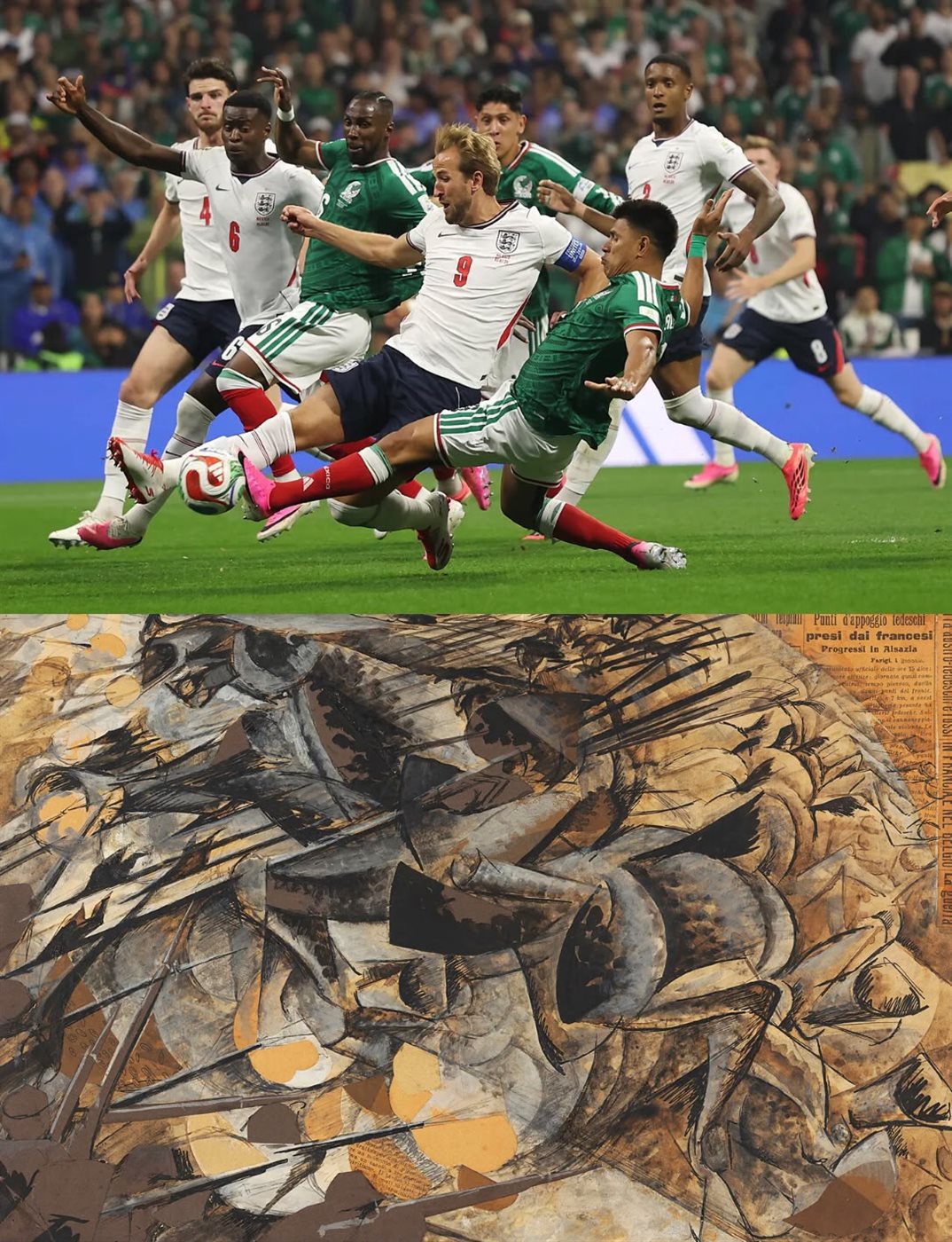 مواجهة إنجلترا والمكسيك في دور الـ16