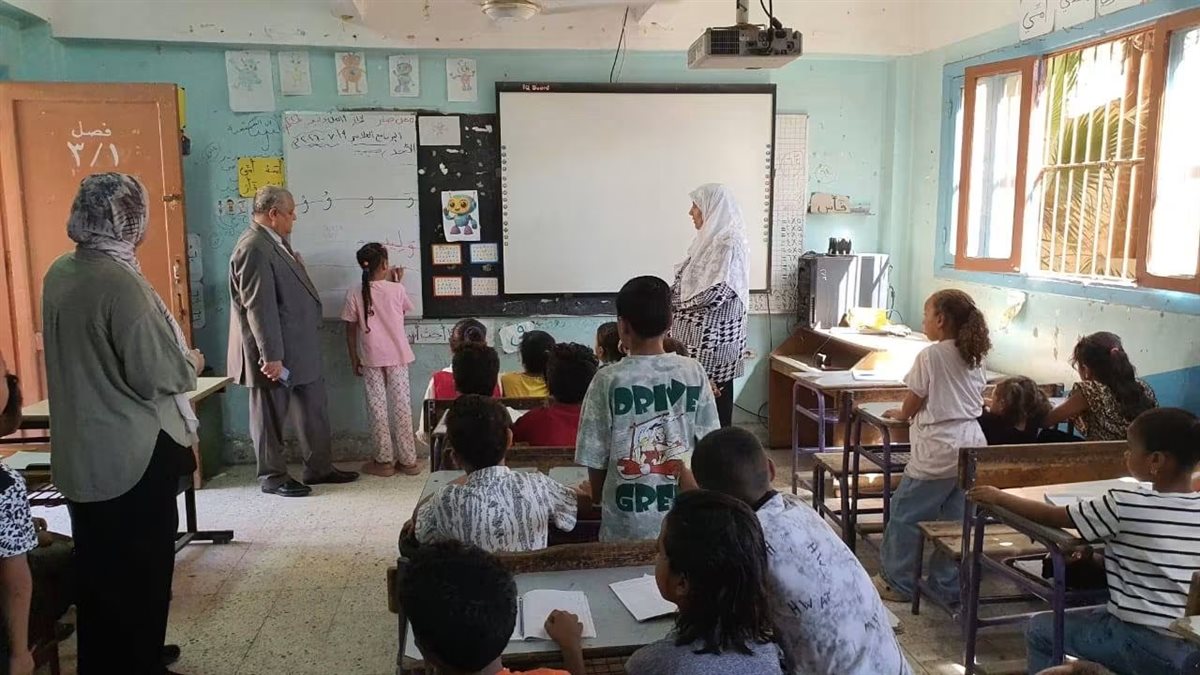 جولة وكيل وزارة التربية والتعليم