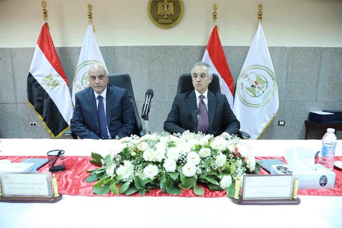 <strong>وزير العدل يفتتح محكمة بورفؤاد الجزئية بمحافظة بورسعيد</strong>