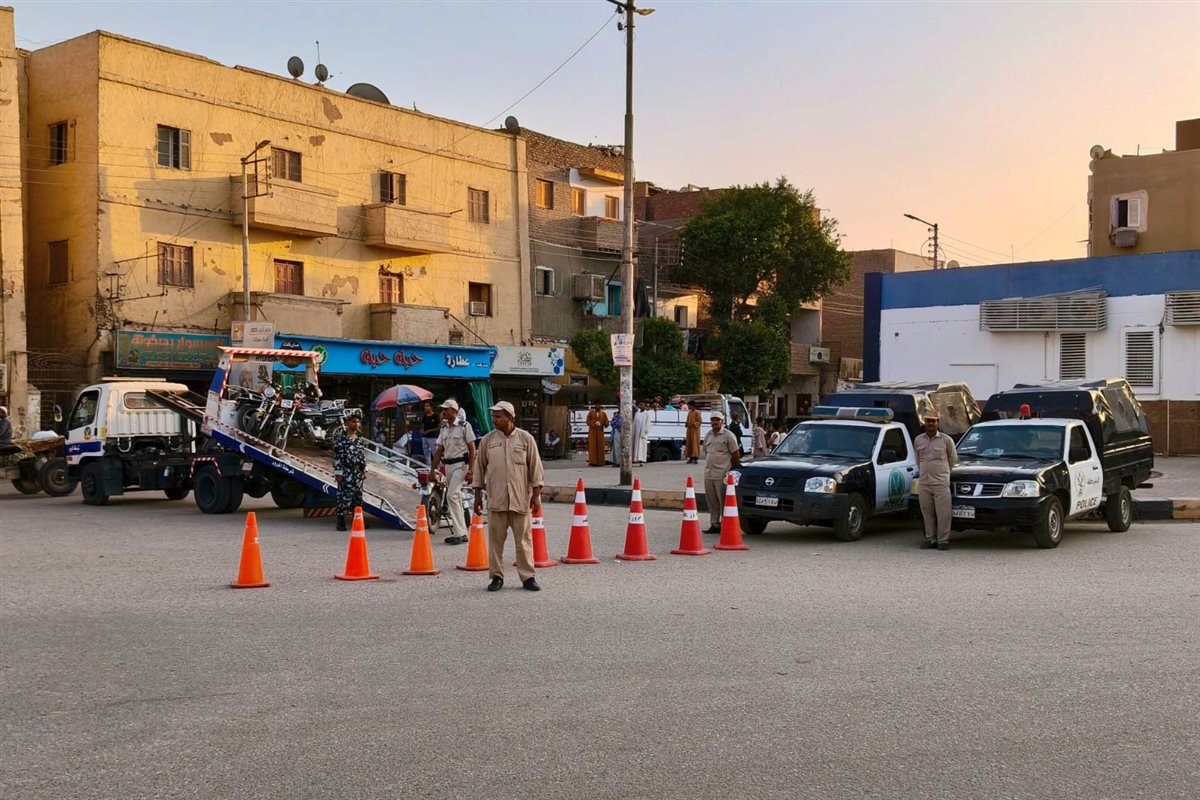 حملات أمنية مكثفة بإسنا جنوب الأقصر