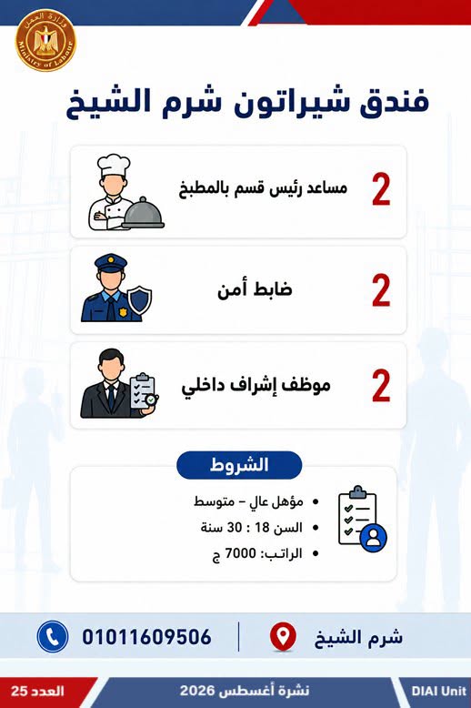 وظائف وزارة العمل اليوم